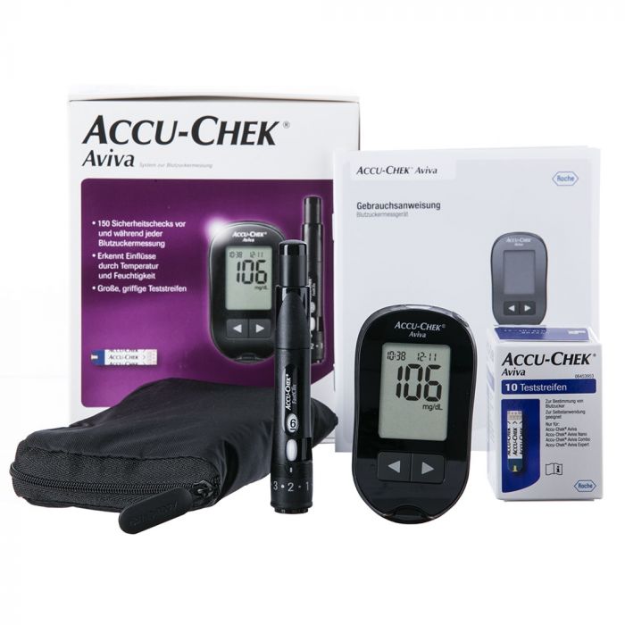 Lecteur de glycémie Accu-Chek Guide - Kit complet - Glucomètres et lecteurs  de glycémie - Robé vente matériel médical