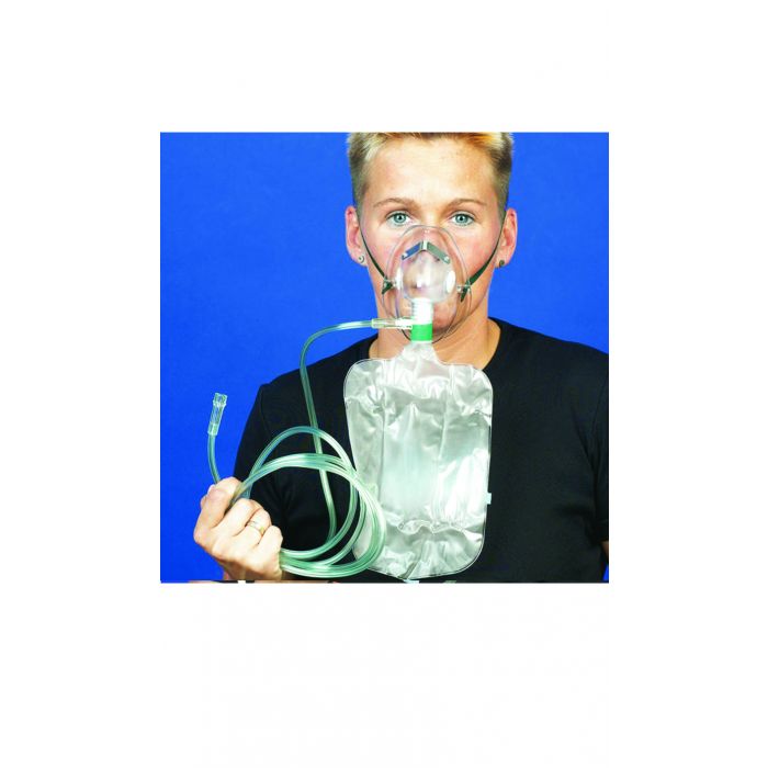 Masque à oxygène pour adulte avec tubulure de 2 mètres